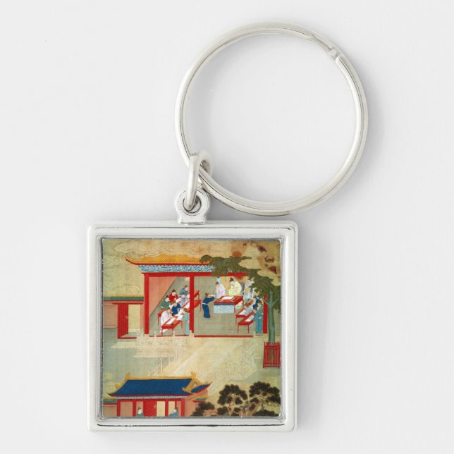 Civil Service Exam Under Emperor Jen Tsung Key Ring (Front)