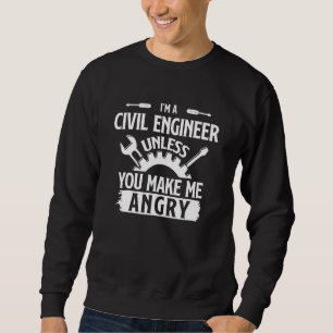 Civil Structural Engineer Building Planner Student Sweatshirt
