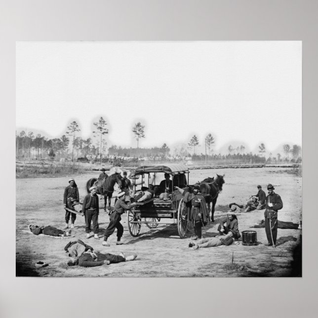 Civil War Ambulance Crew Poster (Front)