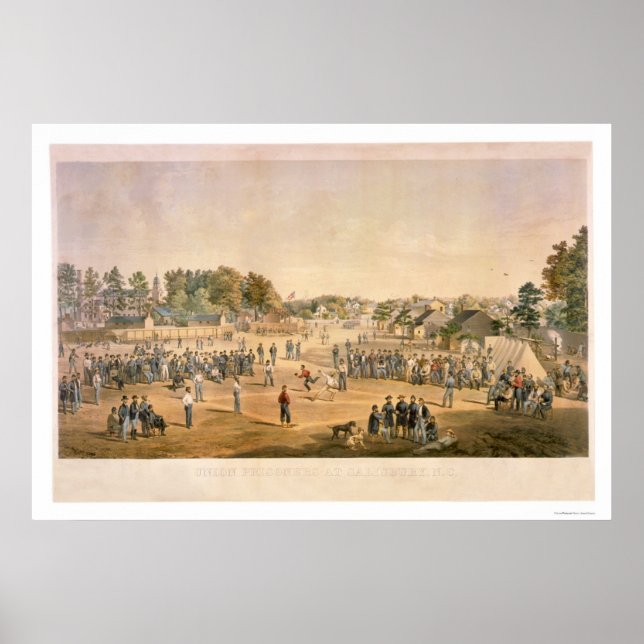 Civil War Baseball 1863 Poster (Front)