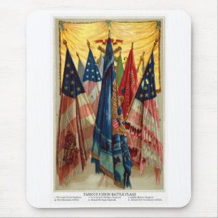 Civil War Battle Flags no.6 Mouse Mat