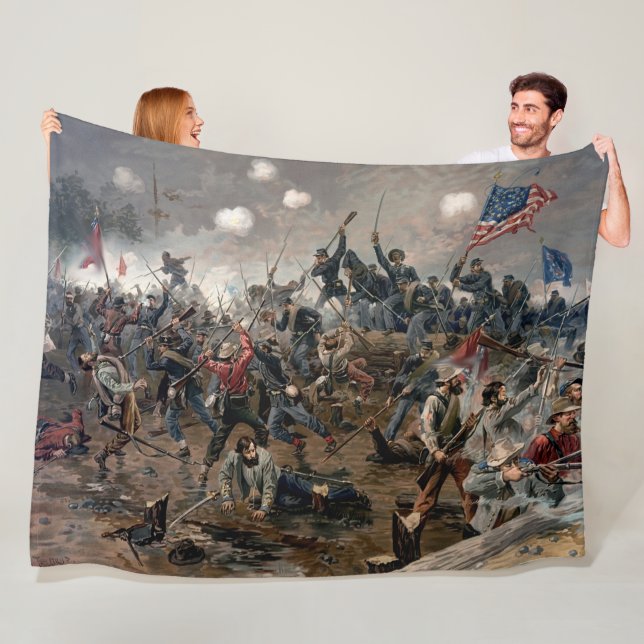 CIVIL WAR BATTLE FLEECE BLANKET (In Situ)