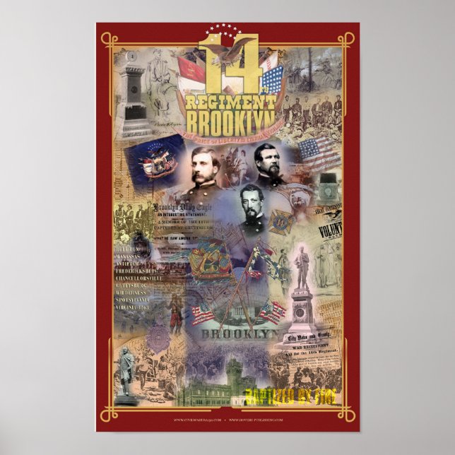 Civil War Brooklyn 14th Regiment Poster (Front)