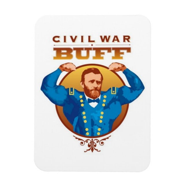 Civil War Buff--Grant Magnet (Vertical)