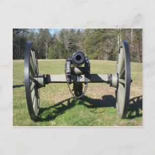 Civil War Cannon Postcard