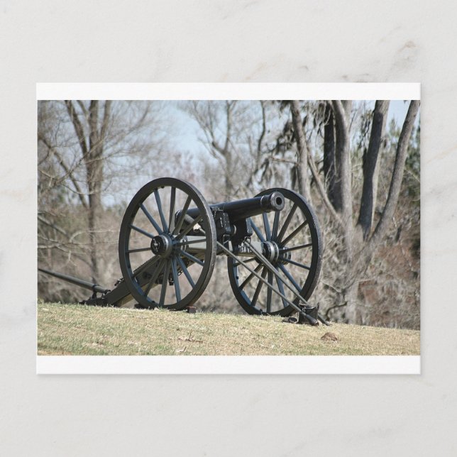 Civil War Cannon Postcard (Front)