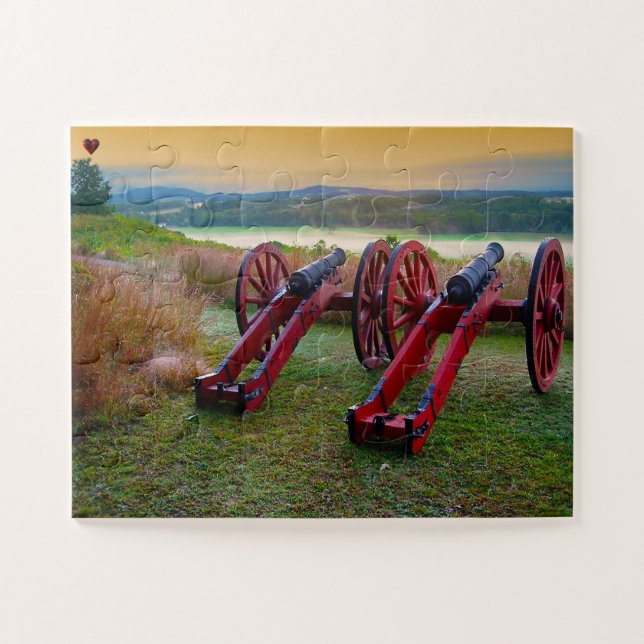 Civil War Cannons Jigsaw Puzzle (Horizontal)