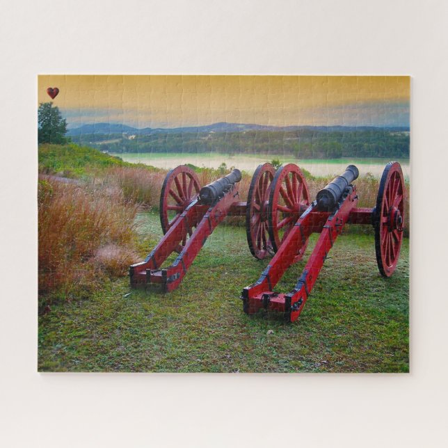 Civil War Cannons Jigsaw Puzzle (Horizontal)
