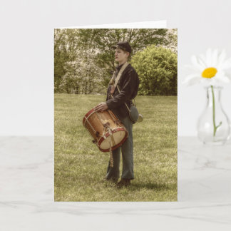 Civil War Drummer Boy Card