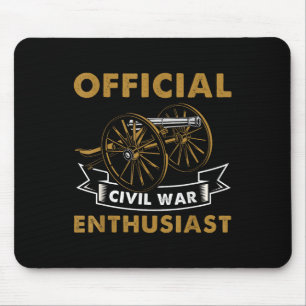 Civil War Enthusiast History Buff Historian Mouse Mat