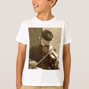 Civil War Fiddle Player T-Shirt