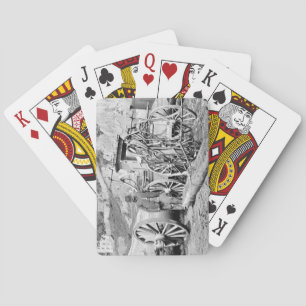Civil War Fire Engine, 1865 Playing Cards