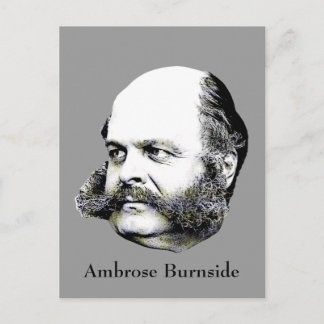 Civil War General Ambrose Burnside Postcard