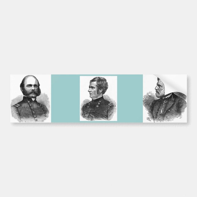 Civil War General Bumper Sticker (Front)