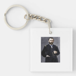 Civil War General Grant Key Ring