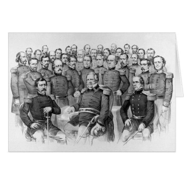 Civil War Generals of the Union cards (Front Horizontal)