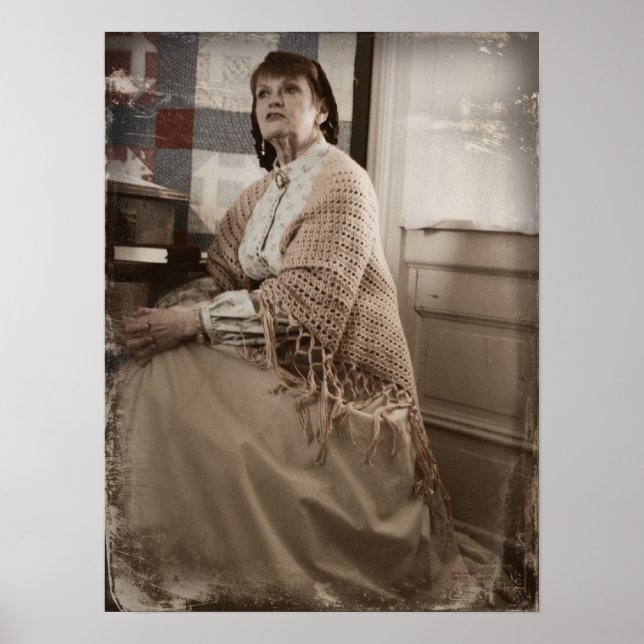 Civil War Harriet Beecher Stowe Vertical Print (Front)