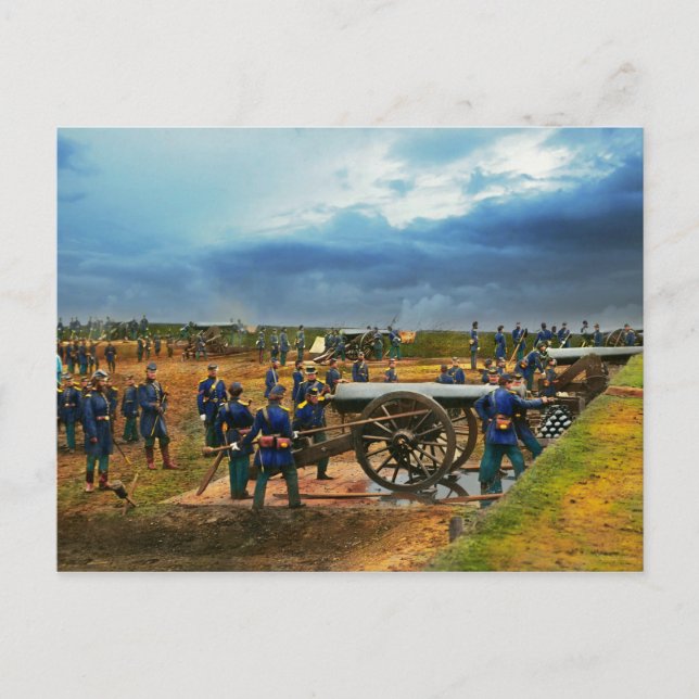 Civil War - Heavy artillery unit 1861 Postcard (Front)