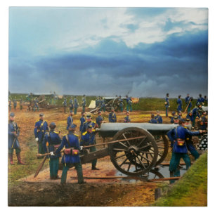 Civil War - Heavy artillery unit 1861 Tile