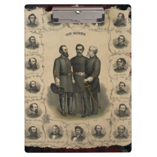 Civil War Heroes Clipboard