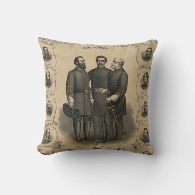 Civil War Heroes Cushion (Front)