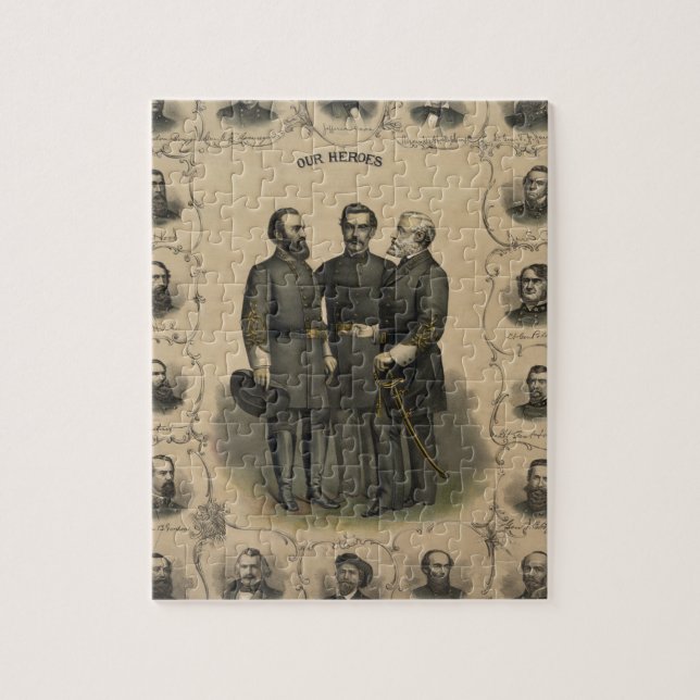 Civil War Heroes Jigsaw Puzzle (Vertical)
