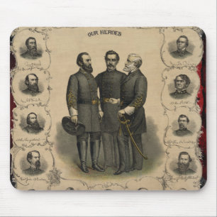 Civil War Heroes Mouse Mat