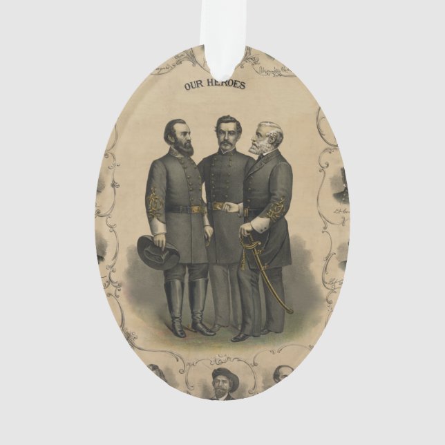 Civil War Heroes 🎖️⚔️ Ornament (Back)