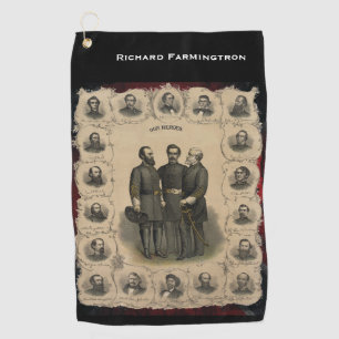 Civil War Heroes Southern Generals Epic Value Golf Towel