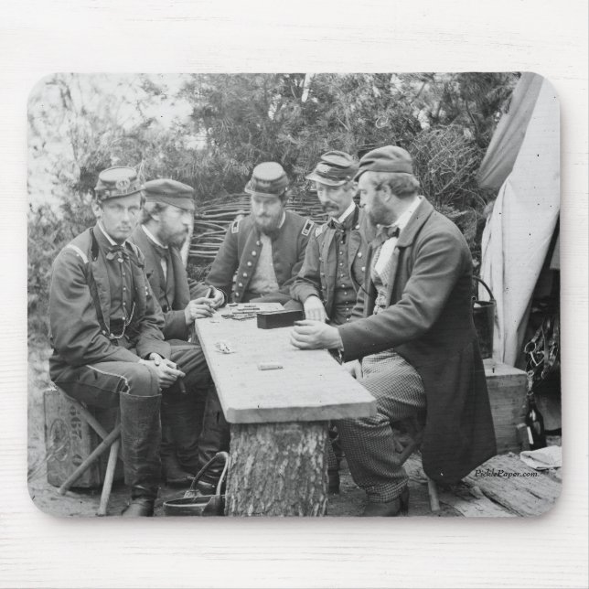 Civil War Mousepad, Dominoes Mouse Mat (Front)