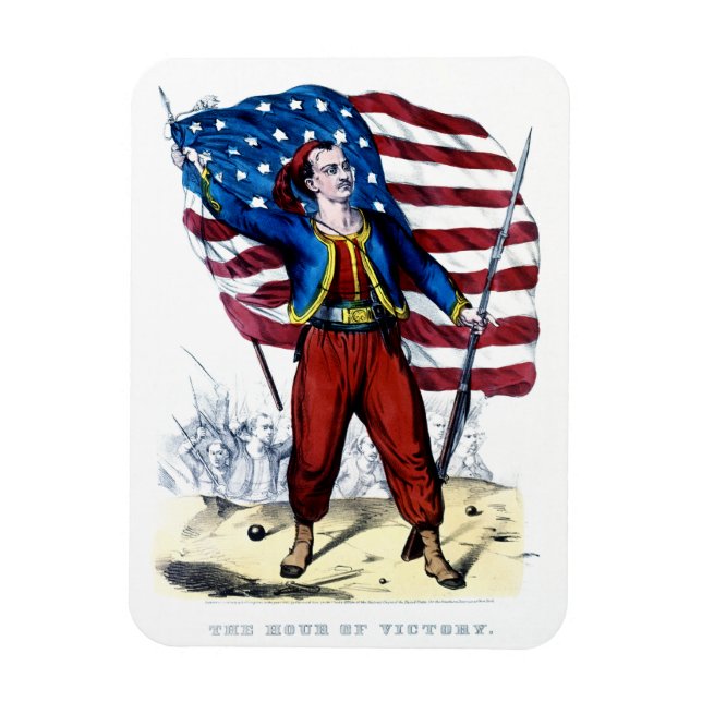 Civil War New York Zouaves Magnet (Vertical)