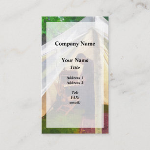 Civil War Officer's Tent Business Card