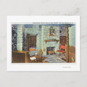 Civil War Period 18 Pounders en Barbette Postcard