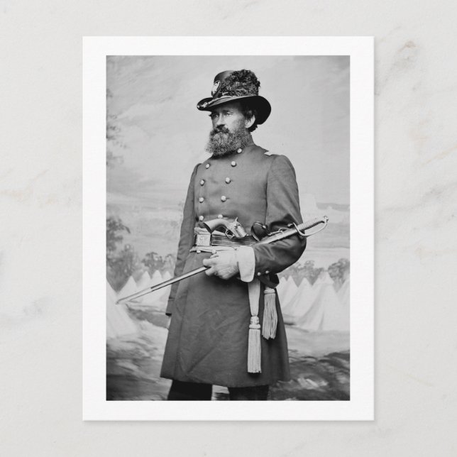 Civil War Portrait, 1860s Postcard (Front)