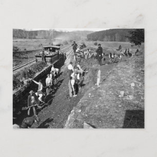 Civil War Railroad at Clifton, Virginia, 1863 Postcard