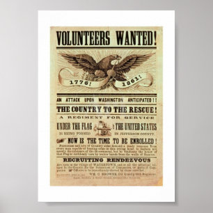 Civil War Recruiting Poster