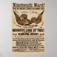 Civil War Recruiting Poster