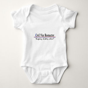 Civil War Reenactor Baby Bodysuit