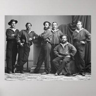Civil War Sailors: 1860 Poster