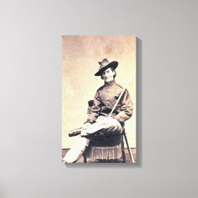 "Civil War Soldier, Frances Clalin Clayton" Canvas Print (Front)