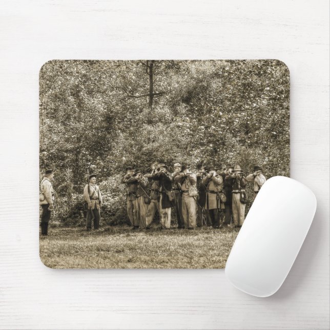 Civil War Soldiers Mouse Mat (With Mouse)
