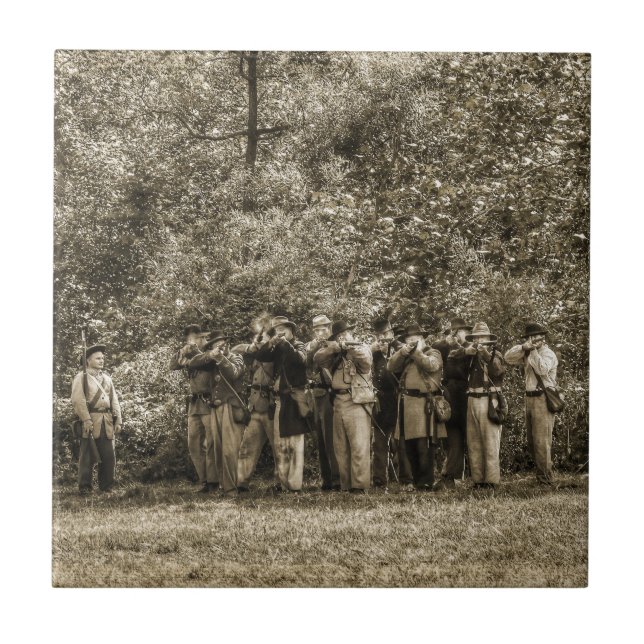 Civil War Soldiers Tile (Front)