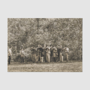 Civil War Soldiers Tissue Paper