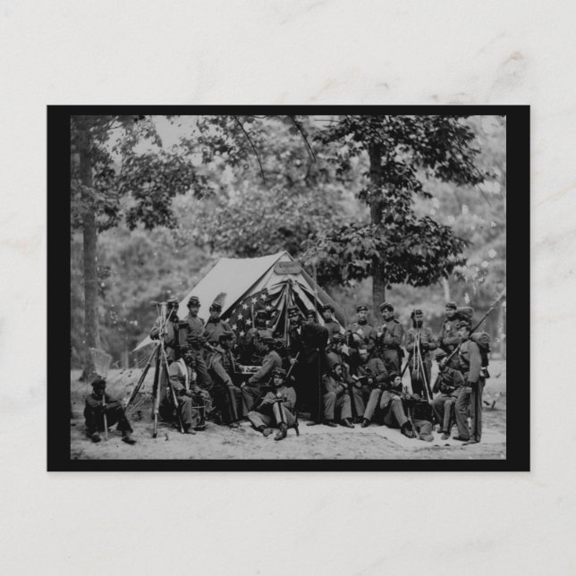 Civil War Vintage Photo Postcard (Front)