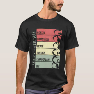 Civil Wars Beards Gettysburg Beard Old School T-Shirt