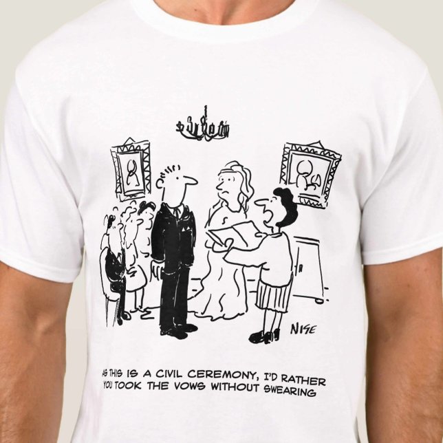 Civil Wedding Ceremony at a Registry Office T-Shirt (Creator Uploaded)