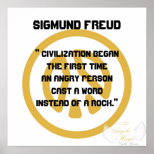Civilisation! Sigmund Freud-Customise Poster