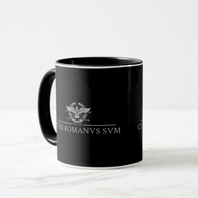 Civis Romanus Sum (CIVIS ROMANVS SVM) Mug (Front Left)
