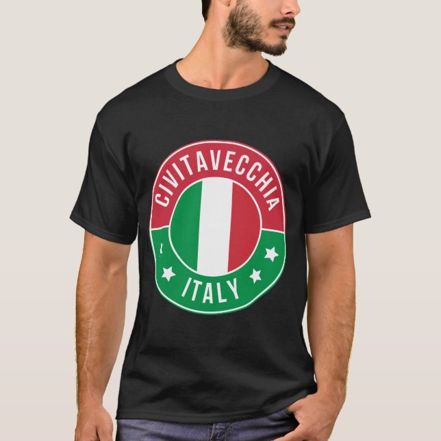 Civitavecchia, Italy City T-Shirt (Front)
