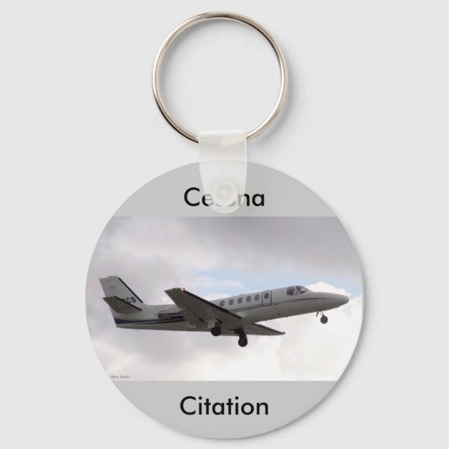 CJ in Flight, Cessna, Citation Key Ring (Front)